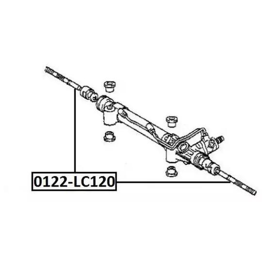 0122-LC120 - Tie Rod Axle Joint 