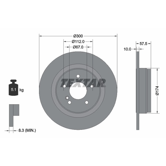 92163303 - Brake Disc 