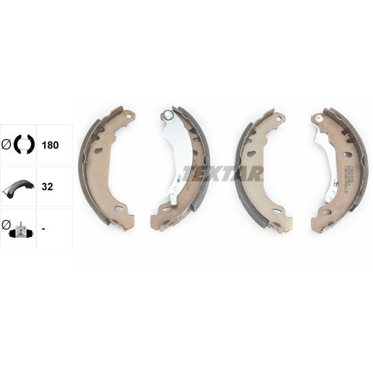 91053800 - Brake Shoe Set 