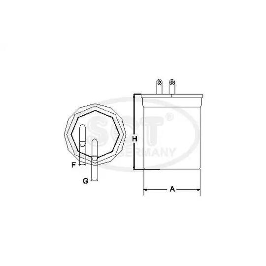 ST 768 - Fuel filter 