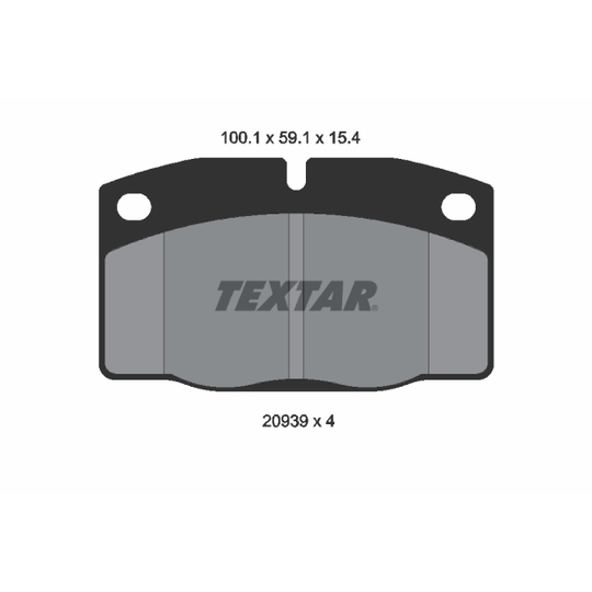 2093903 - Brake Pad Set, disc brake 