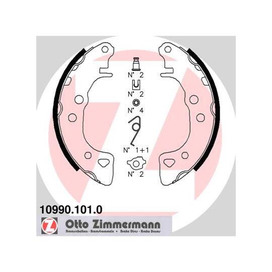 10990.101.0 - Piduriklotside komplekt 