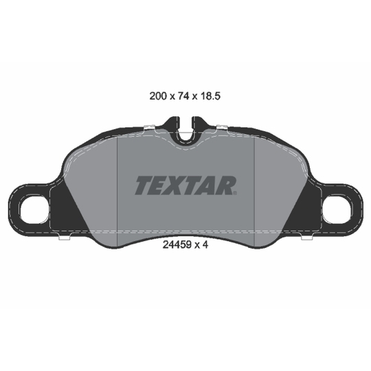 2445901 - Brake Pad Set, disc brake 