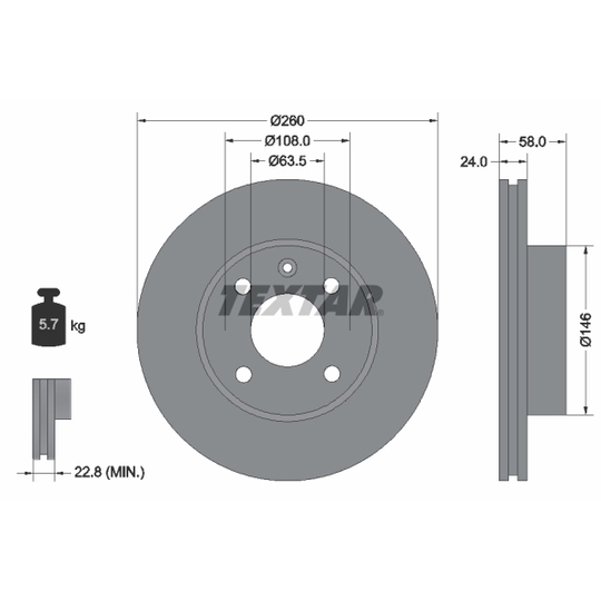 92027300 - Brake Disc 