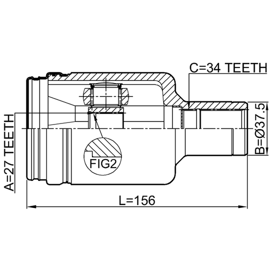 1611-211LH - Joint, drive shaft 