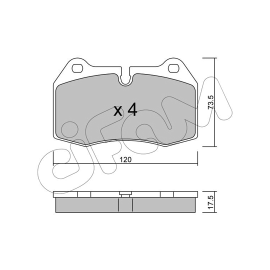 822-645-0 - Brake Pad Set, disc brake 