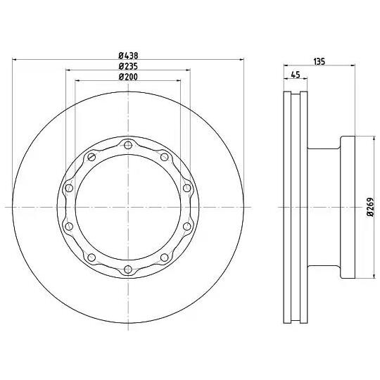 CVD522 - Brake Disc 