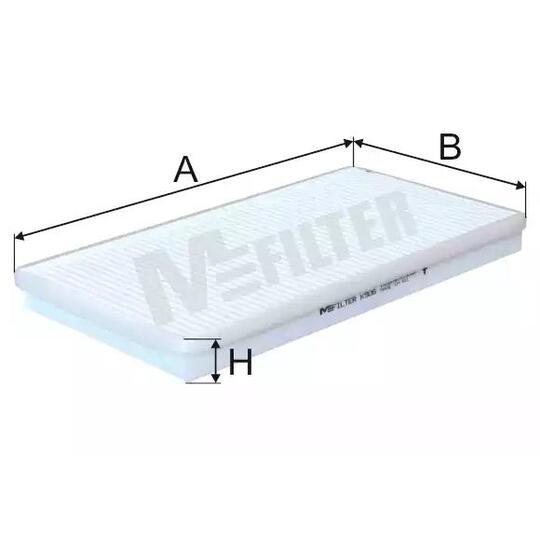 K 906 - Filter, interior air 