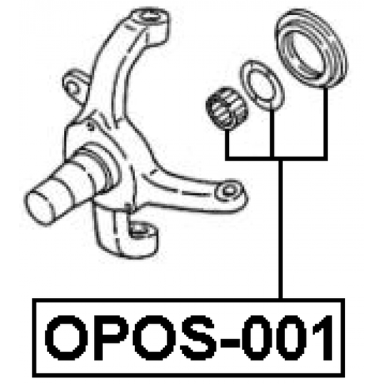 OPOS-001 - Korjaussarja, olka-akseli 