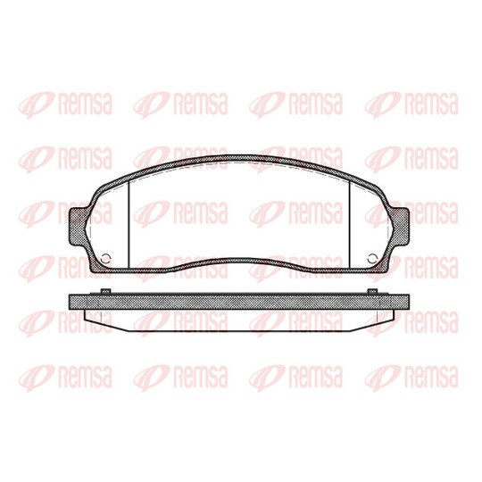 0805.00 - Brake Pad Set, disc brake 