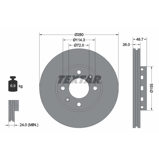 92131700 - Brake Disc 