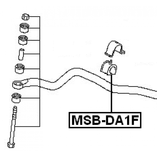 MSB-DA1F - Stabiliser Mounting 