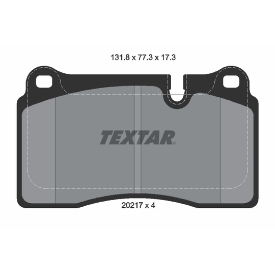 2021701 - Brake Pad Set, disc brake 