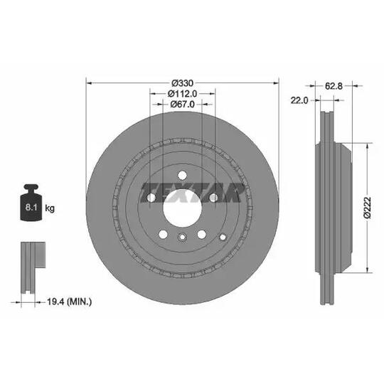 92150900 - Brake Disc 