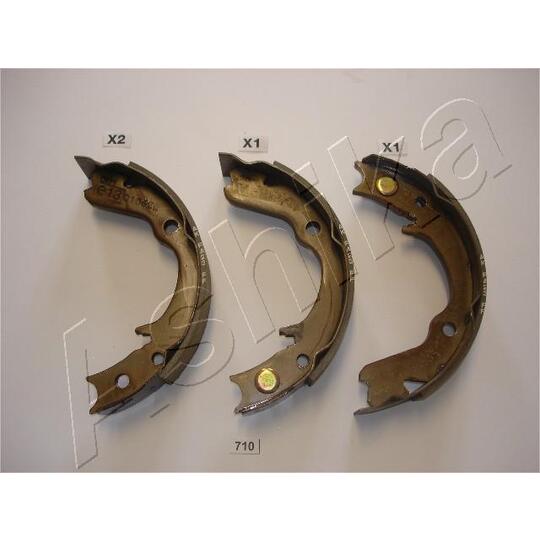 55-07-710 - Brake Shoe Set, parking brake 