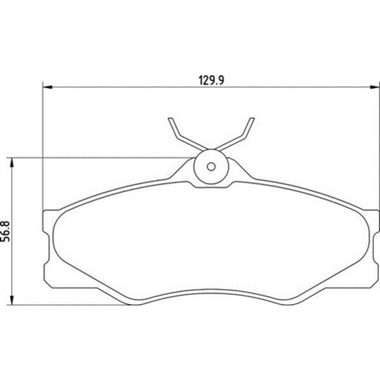 363710205012 - Brake Pad Set, disc brake 