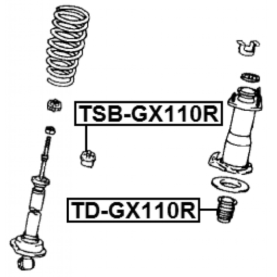 TD-GX110R - Shock Absorber 