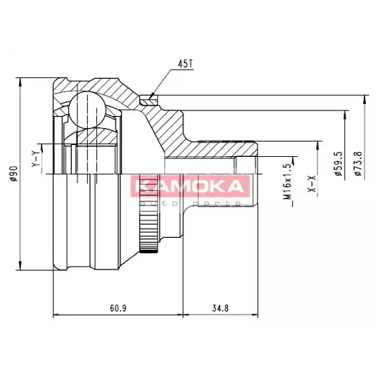 6584 - Joint Kit, drive shaft 