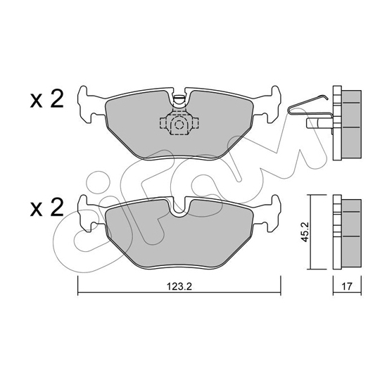 822-261-0 - Brake Pad Set, disc brake 