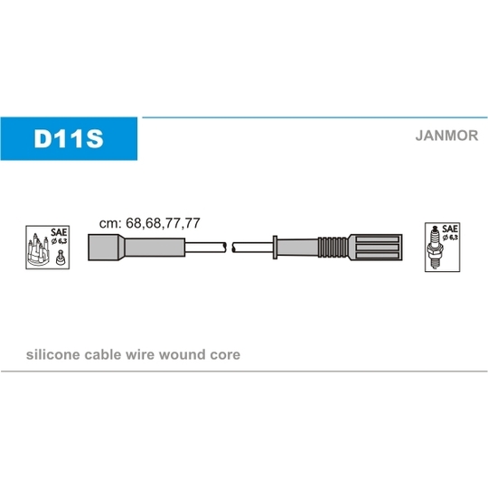 D11S.P - Ignition Cable Kit 