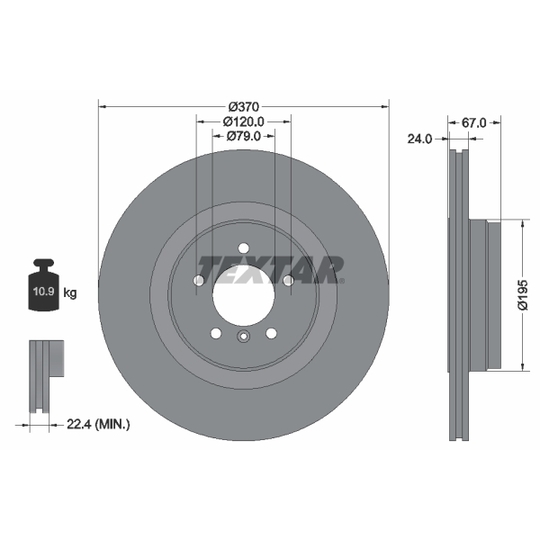 92123303 - Brake Disc 