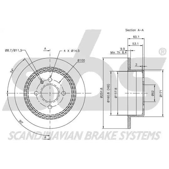 1815201510 - Brake Disc 