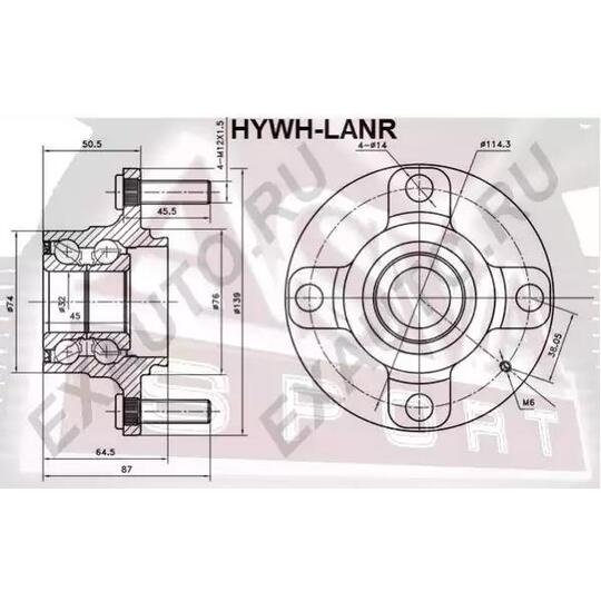 HYWH-LANR - Wheel hub 
