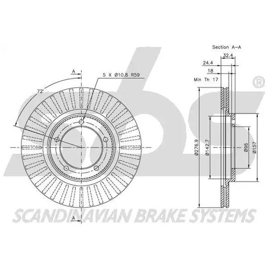 1815205108 - Brake Disc 