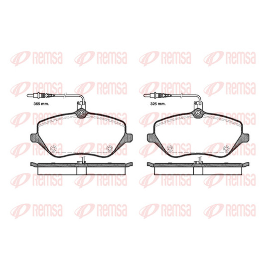 1101.04 - Brake Pad Set, disc brake 