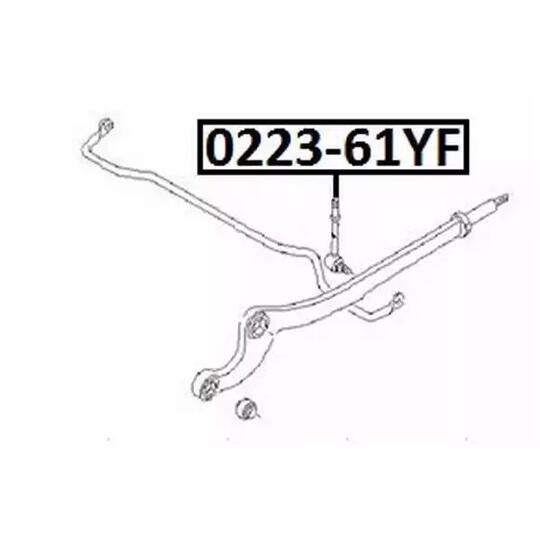 0223-61YF - Rod/Strut, stabiliser 