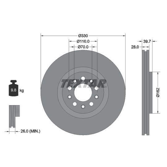 92220903 - Brake Disc 