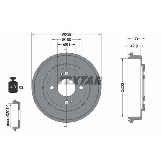 94015300 - Brake Drum 