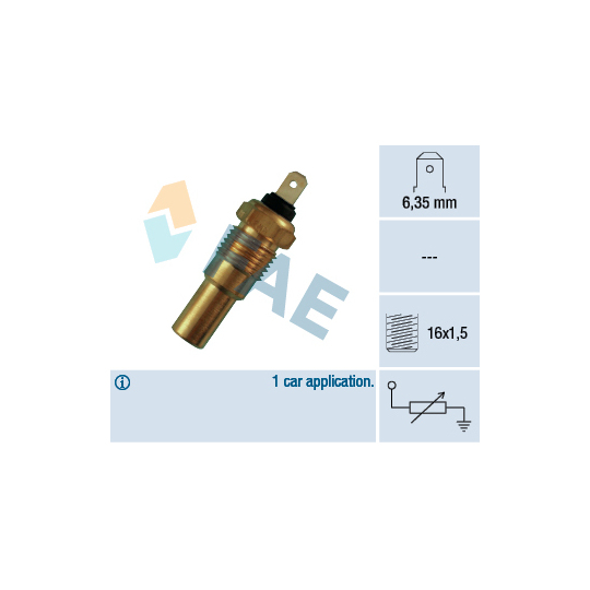 31380 - Sensor, coolant temperature 