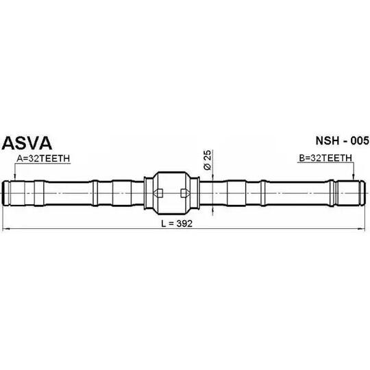 NSH-005 - Drive Shaft 