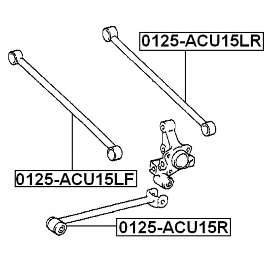 0125-ACU15R - Track Control Arm 