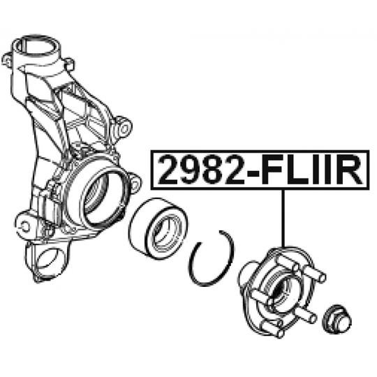 2982-FLIIR - Wheel hub 