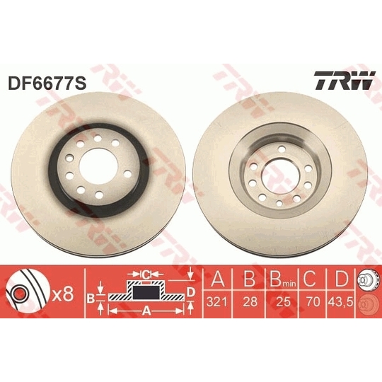 DF6677S - Brake Disc 