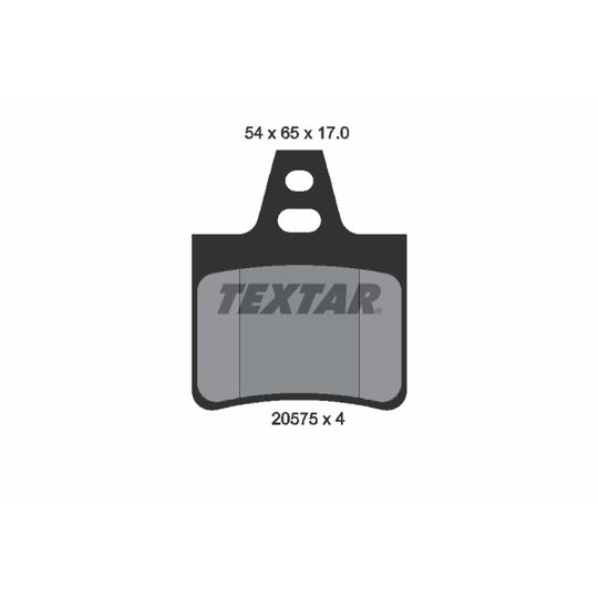 2057511 - Brake Pad Set, disc brake 