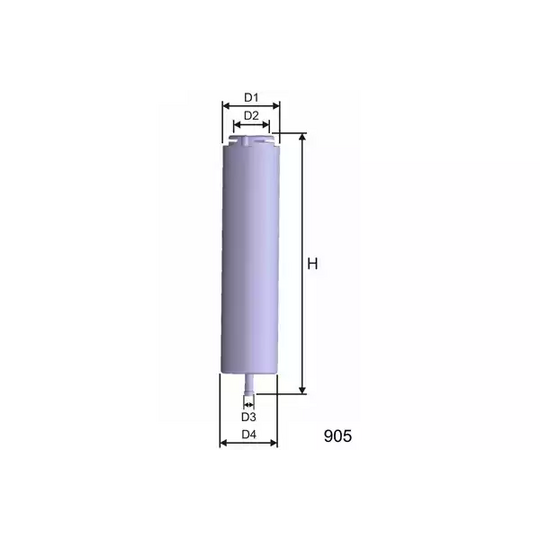 E101 - Fuel filter 