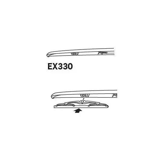 EX330 - Klaasipuhastaja kumm 