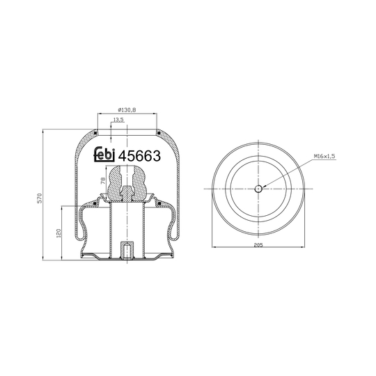 45663 - Metallipalje, ilmajousitus 