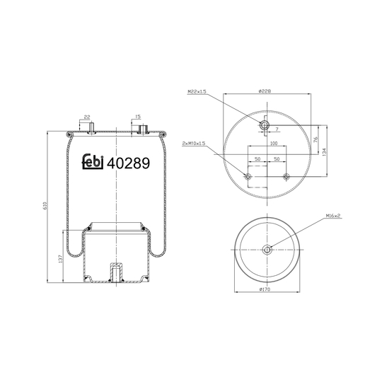 40289 - Boot, air suspension 