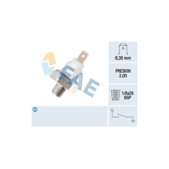 12940 - Oil Pressure Switch 