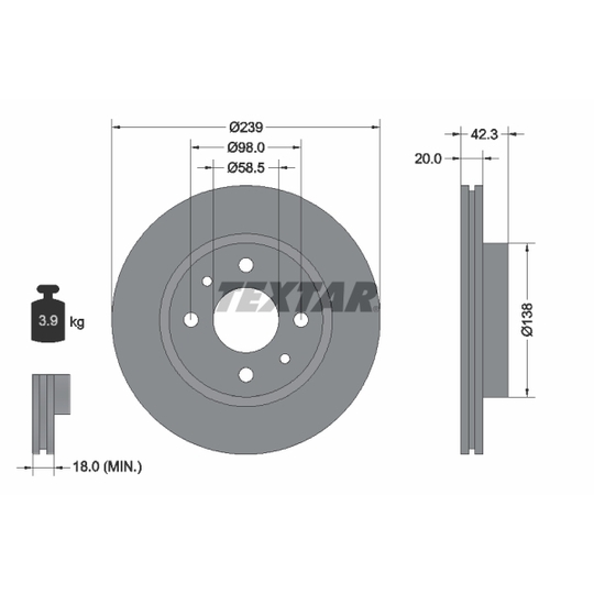 92109200 - Brake Disc 