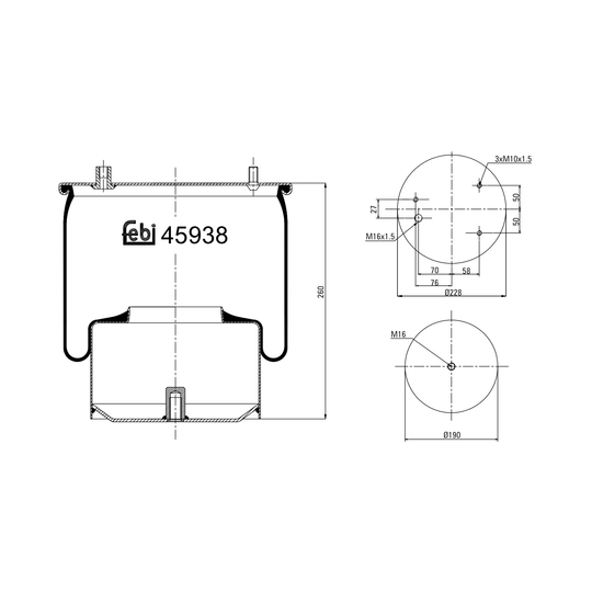 45938 - Metallipalje, ilmajousitus 