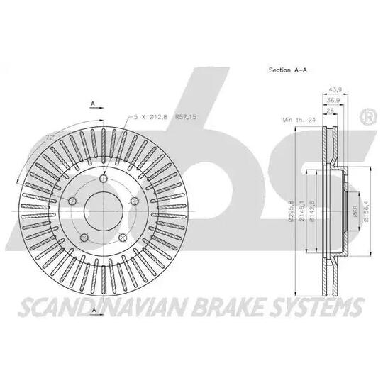 1815202272 - Brake Disc 