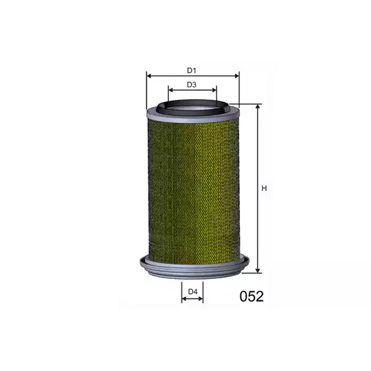R158 - Air filter 