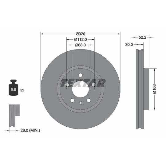 92160003 - Brake Disc 