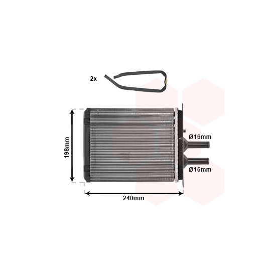 17006193 - Heat Exchanger, interior heating 