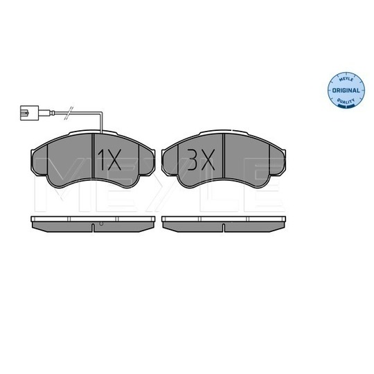 025 239 1919/W - Brake Pad Set, disc brake 